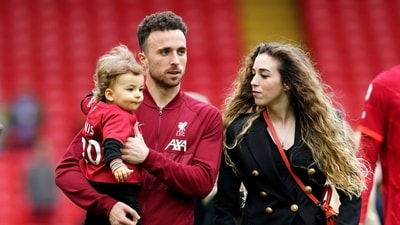 Just hours before the crash, Diogo Jota shared an emotional video on Instagram capturing his wedding to Rute Cardoso. (AP)