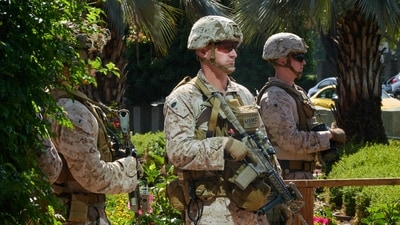 Trump admin is deploying Marines to Florida, with further moves expected in Texas and Lousiana (AFP)