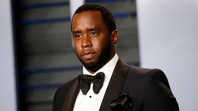 Right after the verdict was read, Sean Combs dropped to his knees and buried his head in a chair at the defense table. (REUTERS)