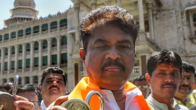 Karnataka opposition leader R Ashoka. (PTI)