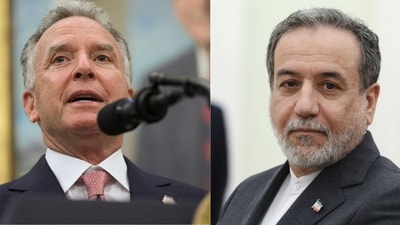 The meeting, reportedly between Witkoff and Araghchi, would mark the first direct talks between both countries after US strikes on Iran's nuclear sites. (Reuters/ Kremlin Pool Photo via AP) The meeting, reportedly between Witkoff and Araghchi, would mark the first direct talks between both countries after US strikes on Iran's nuclear sites. (Reuters/ Kremlin Pool Photo via AP)