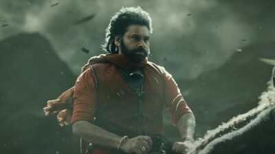 Hari Hara Veera Mallu trailer: Pawan Kalyan plays the titular outlaw Veera Mallu in the film. Hari Hara Veera Mallu trailer: Pawan Kalyan plays the titular outlaw Veera Mallu in the film.
