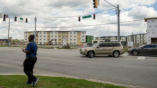 Construction near the Oglethorpe Mall in Savannah, Georgia, US, on Saturday, April 12, 2025 (Photographer: Parker Puls/Bloomberg) (Bloomberg)
