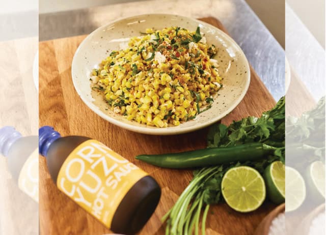 Corn Yuzu Hot Sauce is made with roasted corn and yuzu. (ADOBE STOCK) Corn Yuzu Hot Sauce is made with roasted corn and yuzu. (ADOBE STOCK)
