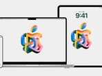 The artwork is based on a creative take of the Apple logo, rendered in a colourful and contemporary design. The artwork is based on a creative take of the Apple logo, rendered in a colourful and contemporary design.