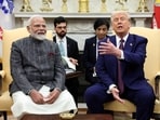 US President Donald Trump with Indian Prime Minister Narendra Modi at the White House in Washington earlier this year.
