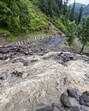 Manali Leh highway closed due to flood in Kangni Nala near Solang Nala on Manali Atal Tunnel route, traffic resumed via Rohtang. (Aqil Khan/HT) Manali Leh highway closed due to flood in Kangni Nala near Solang Nala on Manali Atal Tunnel route, traffic resumed via Rohtang. (Aqil Khan/HT)