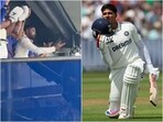 Mohammed Siraj reminds Shubman Gill to do his trademark bow after reaching double century Mohammed Siraj reminds Shubman Gill to do his trademark bow after reaching double century
