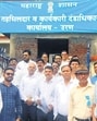 Navi Mumbai, India - July 3, 2025:Sudhakar Patil explaining the provisions of Govt resolution to Tahsildar Third Mumbai villagers protest succeeds in getting `acquisition of uncultivated landÕ notices withdrawn in Navi Mumbai, India, on Thursday, July 3, 2025. (Photo by Bachchan Kumar/ HT PHOTO) (HT PHOTO) Navi Mumbai, India - July 3, 2025:Sudhakar Patil explaining the provisions of Govt resolution to Tahsildar Third Mumbai villagers protest succeeds in getting `acquisition of uncultivated landÕ notices withdrawn in Navi Mumbai, India, on Thursday, July 3, 2025. (Photo by Bachchan Kumar/ HT PHOTO) (HT PHOTO)