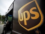 The UPS logo is displayed on the side of a delivery truck in Mount Lebanon, Pa., Sept. 21, 2021. The UPS logo is displayed on the side of a delivery truck in Mount Lebanon, Pa., Sept. 21, 2021.