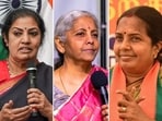 (L-R) BJP leaders D Purandeswari, Nirmala Sitharaman and Vanathi Srinivasan.
