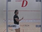 Pakistan's junior squash player has drawn controversy for her obscene gesture