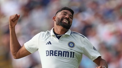 Mohammed Siraj claimed six wickets in the first innings of the Edgbaston Test (AP) Mohammed Siraj claimed six wickets in the first innings of the Edgbaston Test (AP)