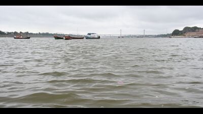 Both rivers are currently flowing below the official danger mark of 84.734 metres. (HT Photo)