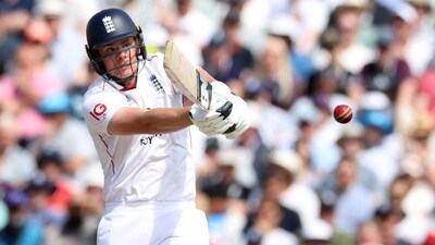 India vs England, 2nd Test: Jamie Smith showed no mercy as he hammered 23 runs in an over bowled by Prasidh Krishna. (AFP) India vs England, 2nd Test: Jamie Smith showed no mercy as he hammered 23 runs in an over bowled by Prasidh Krishna. (AFP)