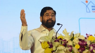 Maharashtra deputy chief minister Eknath Shinde. ( Praful Gangurde /HT photo)