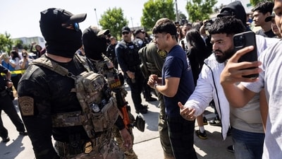 It's part of a major shift that has thrust the military into border enforcement with Mexico like never before. (AFP)