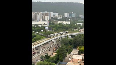 Four modern metro train sets have already arrived, each consisting of three air-conditioned coaches and with a capacity of about 1,000 passengers. (HT)