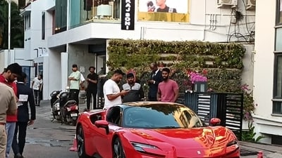 A Ferrari car was seized in Bengaluru for unpaid road tax. (Picture for representation) A Ferrari car was seized in Bengaluru for unpaid road tax. (Picture for representation)