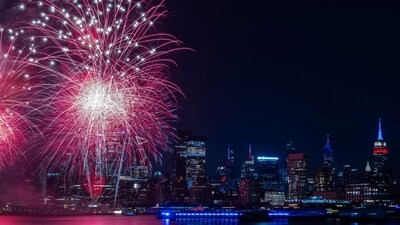 Macy's Fourth of July fireworks go off over New York, Thursday, July 4, 2024, seen from Hoboken, N.J. (AP Photo/Julia Nikhinson,File) (AP) Macy's Fourth of July fireworks go off over New York, Thursday, July 4, 2024, seen from Hoboken, N.J. (AP Photo/Julia Nikhinson,File) (AP)