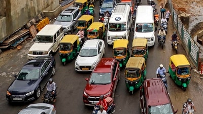 A Bengaluru commuter shared a 3-hour travel ordeal on Reddit. (PTI) A Bengaluru commuter shared a 3-hour travel ordeal on Reddit. (PTI)