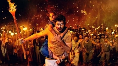 Thammudu Twitter reviews: Nithiin in a still from Sriram Venu's film.