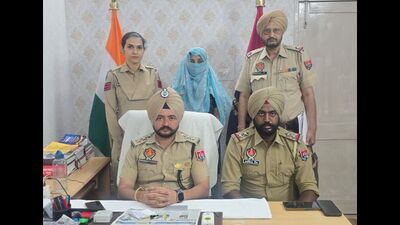 The accused has been identified as Amandeep Kaur alias Amne, a resident of Thathi Bhai village in Moga district. (HT Photo)