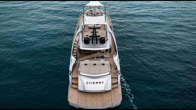 The yacht, named ‘Cherry’, is an Italian-model commercial vessel cruising in the western Mediterranean. (HT sourced picture) The yacht, named ‘Cherry’, is an Italian-model commercial vessel cruising in the western Mediterranean. (HT sourced picture)