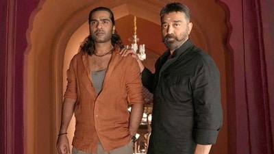 Thug Life on OTT: Simbu and Kamal Haasan in a still from the Mani Ratnam too. Thug Life on OTT: Simbu and Kamal Haasan in a still from the Mani Ratnam too.