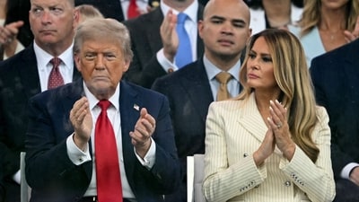 During his speech in Iowa, President Trump shared a pet name for Melania Trump. (Photo by Mandel NGAN / AFP) (AFP) During his speech in Iowa, President Trump shared a pet name for Melania Trump. (Photo by Mandel NGAN / AFP) (AFP)