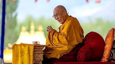 The 14th Dalai Lama, who escaped to India from Chinese occupied Tibet in 1959. The 14th Dalai Lama, who escaped to India from Chinese occupied Tibet in 1959.