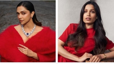 Freida Pinto congratulated Deepika Padukone for receiving a star on the Hollywood Walk of Fame. Freida Pinto congratulated Deepika Padukone for receiving a star on the Hollywood Walk of Fame.
