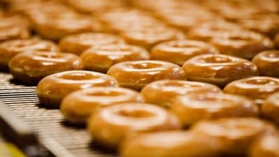 McDonald’s says Krispy Kreme was a small part of its breakfast business.