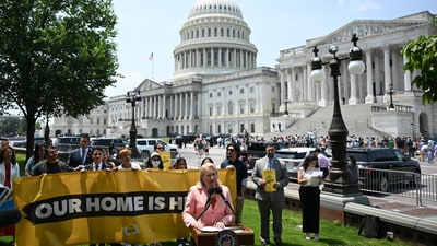 Rep. Sylvia Garcia (D., Texas) at a June Washington event marking the 13th anniversary of the Deferred Action for Childhood Arrivals program. Rep. Sylvia Garcia (D., Texas) at a June Washington event marking the 13th anniversary of the Deferred Action for Childhood Arrivals program.