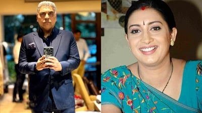 Ram Kapoor and Smriti Irani Ram Kapoor and Smriti Irani