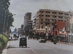 The image appears to capture the MG Road–Brigade Road area.