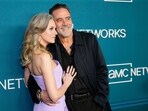 Hilarie Burton Morgan and Jeffrey Dean Morgan attend the AMC Networks Upfront at Spring Studios 