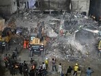 The incident happened shortly after 10 am (0500 GMT) in the impoverished Lyari neighbourhood of Karachi, which was once plagued by gang violence and considered one of the most dangerous areas in Pakistan. The incident happened shortly after 10 am (0500 GMT) in the impoverished Lyari neighbourhood of Karachi, which was once plagued by gang violence and considered one of the most dangerous areas in Pakistan.