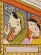 Pahari painting of Gandhari with maid-servants, by Purkhu, c. 1820 CE. “The pleasure of reading Life on Mars is that the stories aren’t driven by moral arcs, as much as I ached to pass a judgement. They are driven by discomfort. Qandhari blindfolded herself and became a queen, a mother of a hundred sons. She is a woman raging at the absurdity of her fate”. (Wikimedia Commons)