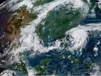 This image provided by NOAA shows Tropical Storm Chantal forming off the coast of the Carolinas on Saturday This image provided by NOAA shows Tropical Storm Chantal forming off the coast of the Carolinas on Saturday