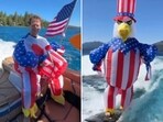 Mark Zuckerberg seen wakesurfing on 4th of July Mark Zuckerberg seen wakesurfing on 4th of July