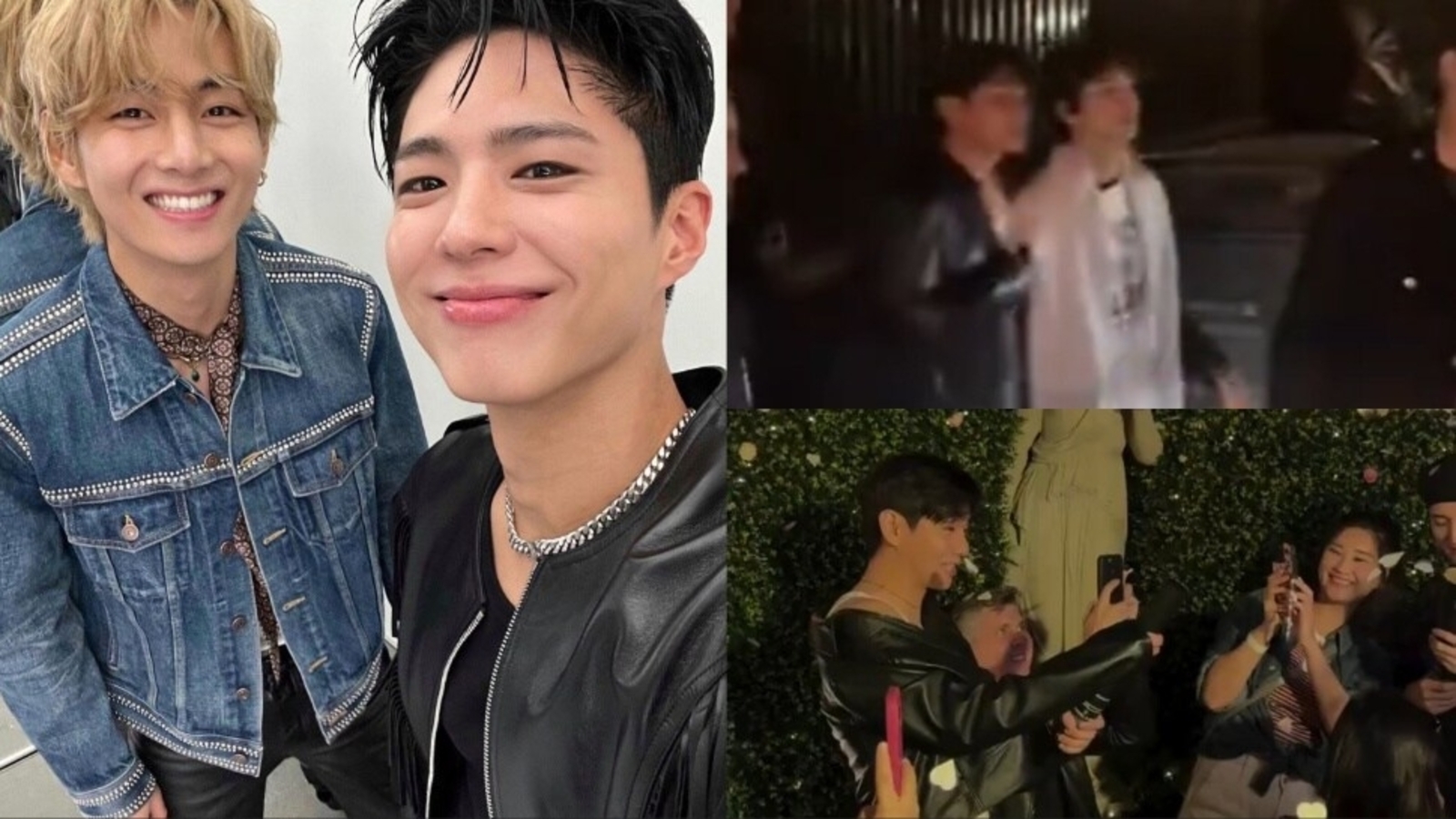 Taehyung parties with Park Bo-gum in Paris; then decides to chat with