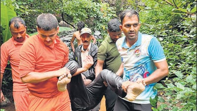 Youth slips, drowns along deep stream on his day out at Mahuli waterfall