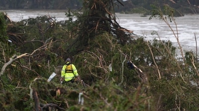 Texas residents have been warned against: "Life threatening flash flooding of creeks and streams, urban areas, highways, streets and underpasses." (AP)