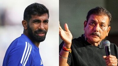 Ravi Shastri hyped Jasprit Bumrah from the commentary box. (PTI Images) Ravi Shastri hyped Jasprit Bumrah from the commentary box. (PTI Images)