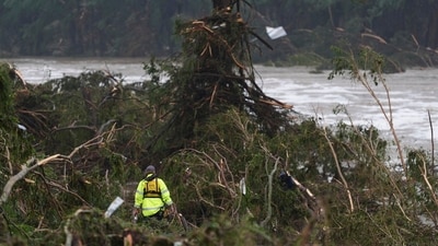 Texas floods have killed at least 24 and 23 others have gone missing in the natural disaster that has crippled the region. (Eric Gay/AP) Texas floods have killed at least 24 and 23 others have gone missing in the natural disaster that has crippled the region. (Eric Gay/AP)
