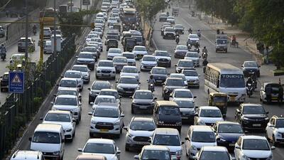 IIT Flyover on the Ring Road. (RAJ K RAJ /HT PHOTO) IIT Flyover on the Ring Road. (RAJ K RAJ /HT PHOTO)