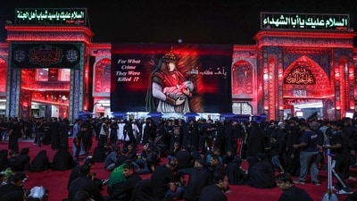 Ashura marks the climax of a 10-day period of mourning for Imam Hussein, the grandson of Prophet Mohammed. (AFP) Ashura marks the climax of a 10-day period of mourning for Imam Hussein, the grandson of Prophet Mohammed. (AFP)