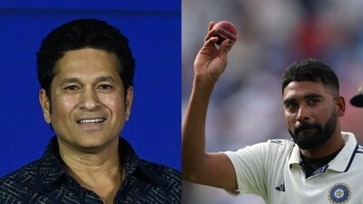Sachin Tendulkar reserves towering praise for Mohammed Siraj. (AFP and Reuters) Sachin Tendulkar reserves towering praise for Mohammed Siraj. (AFP and Reuters)