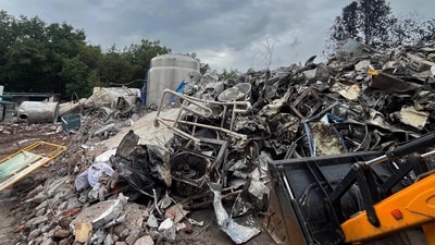 The latest victim of the factory blast was identified as Purna Chandra Sahu, a native of Sukarpada in Cuttack district (X/@kishanreddybjp) The latest victim of the factory blast was identified as Purna Chandra Sahu, a native of Sukarpada in Cuttack district (X/@kishanreddybjp)